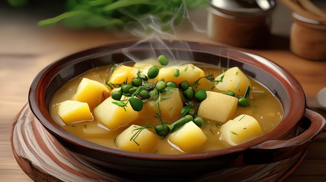 油豆炖土豆家常