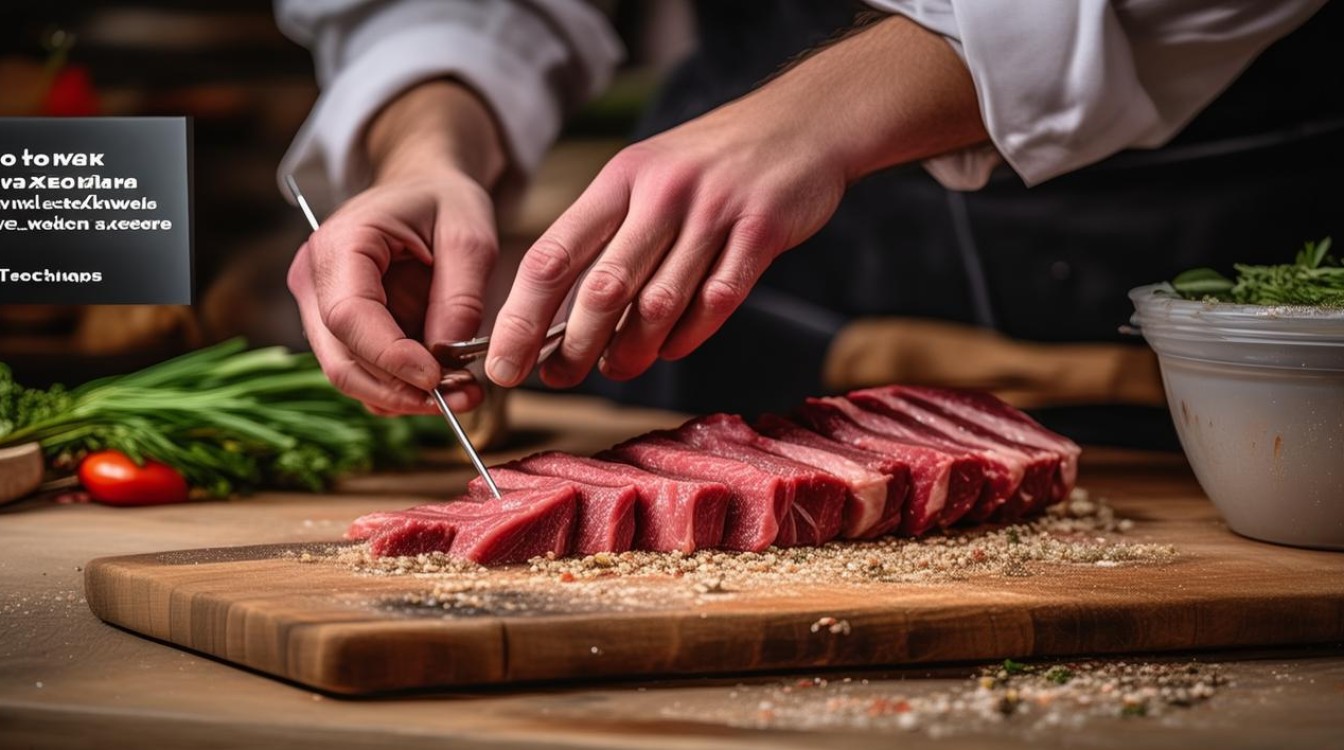 生吃牛肉小串怎么做