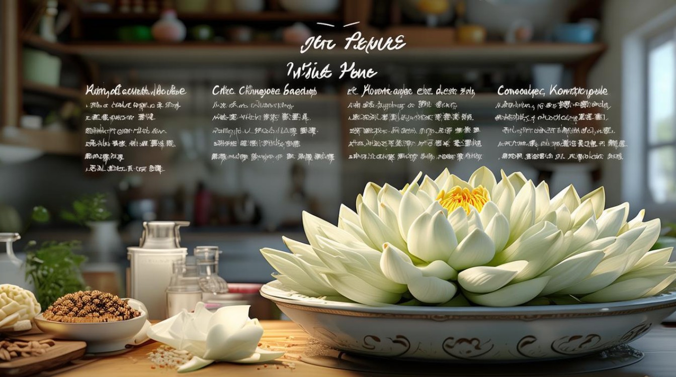 家常白莲的做法