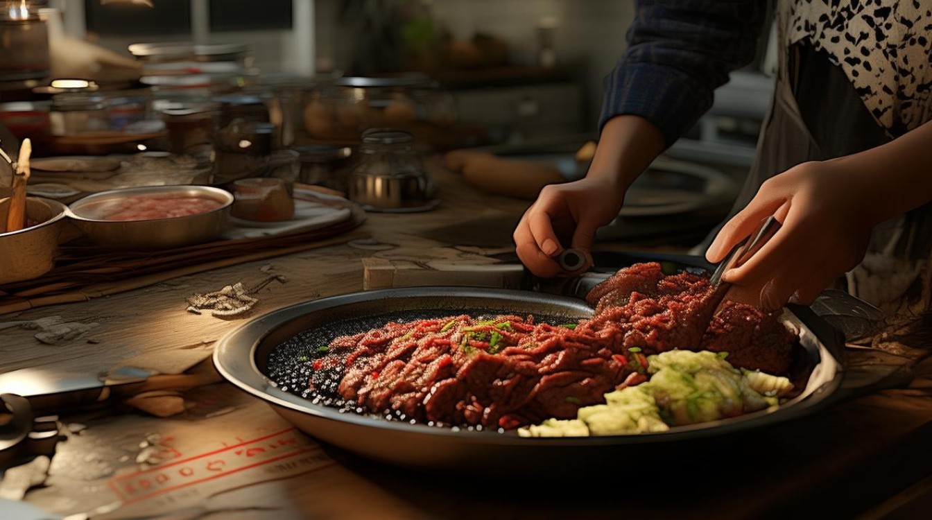 牛肉豇豆咸菜怎么做