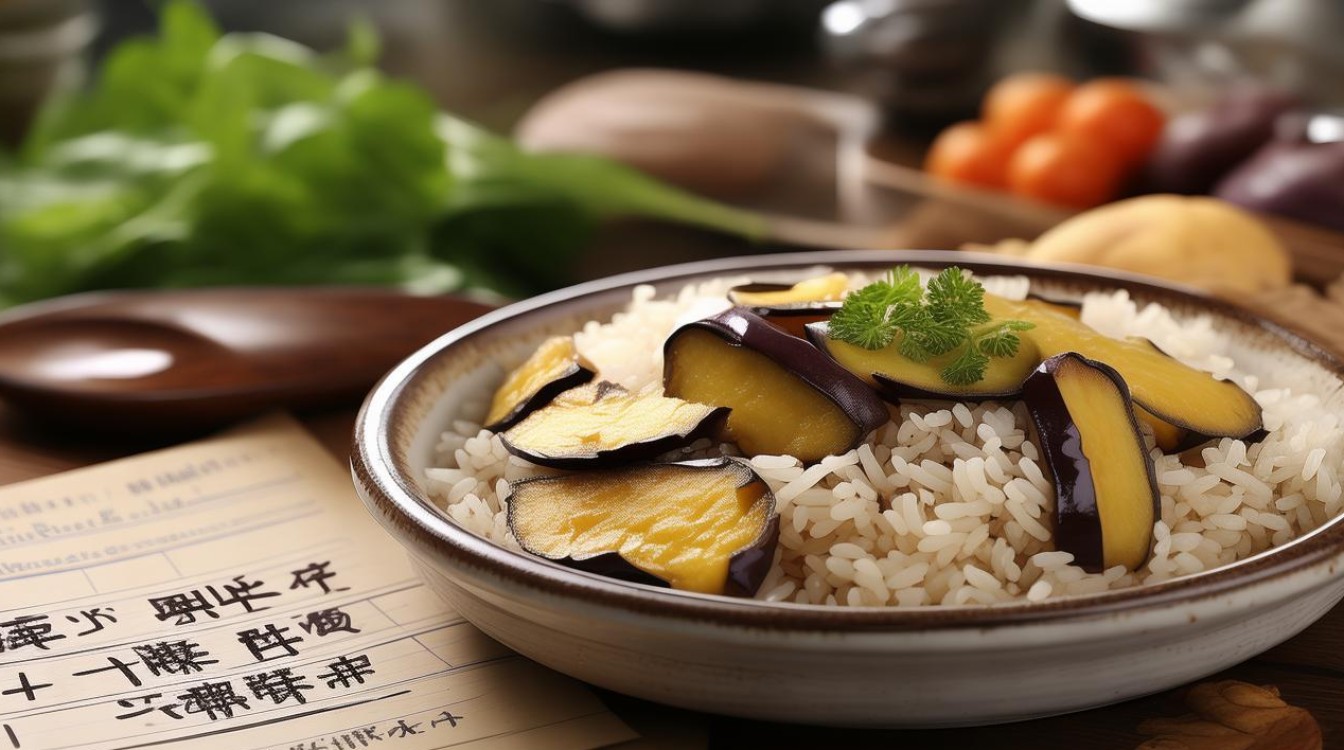 茄子炒饭家常做法
