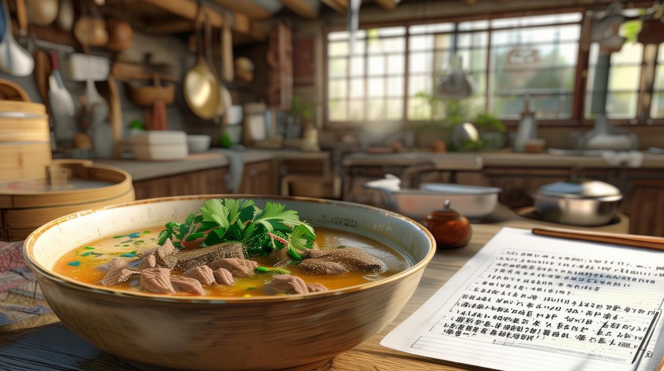 牛肉糁汤怎么做