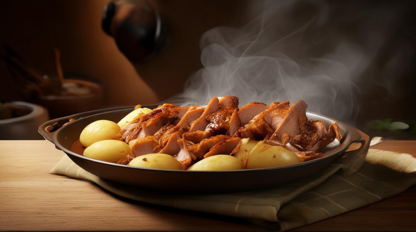 鸭肉闷土豆怎么做