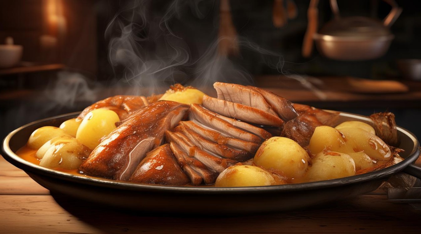 鸭肉闷土豆怎么做