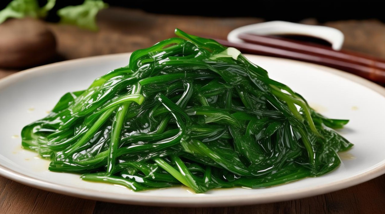 菠菜海带凉拌怎么做