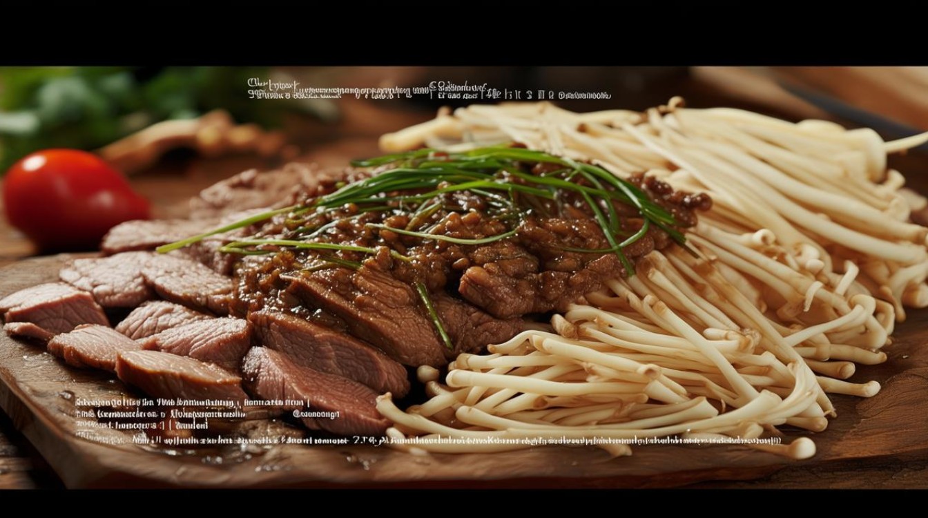 牛肉金针菇的家常做法