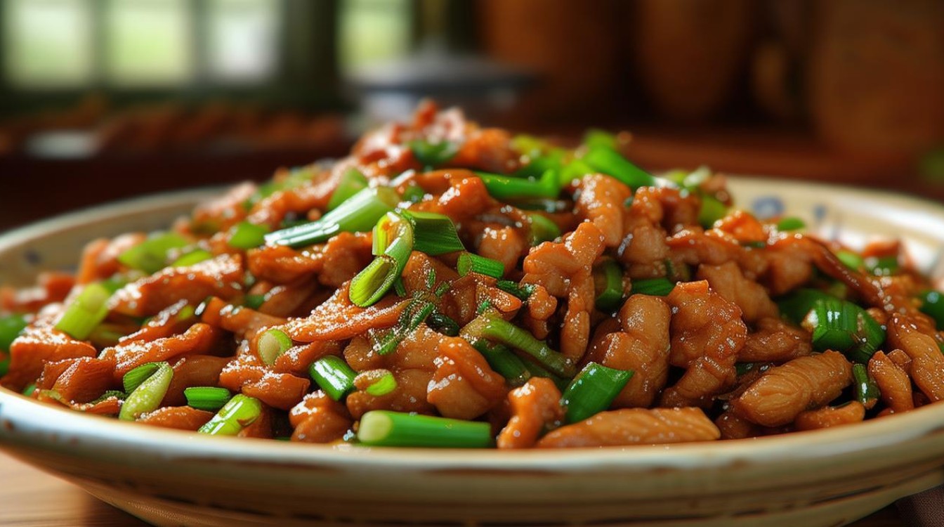 蒜苔肉丝家常做法