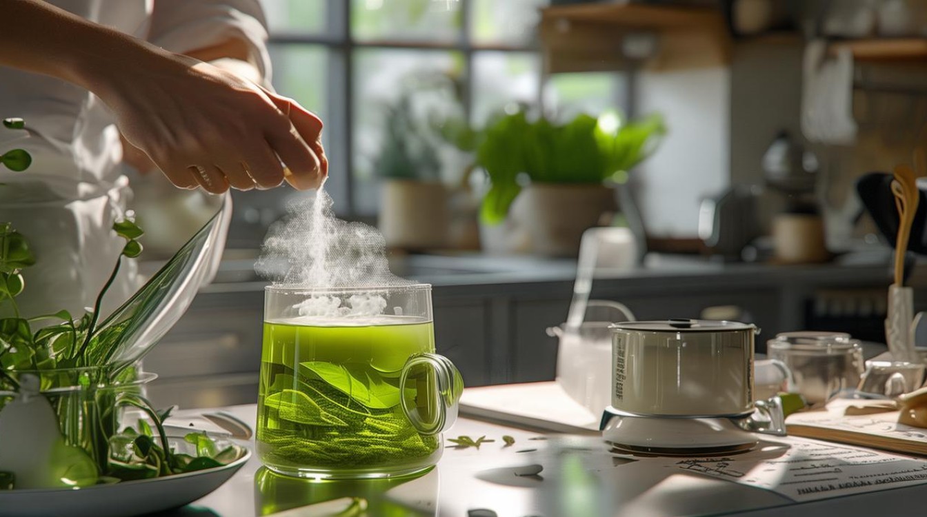 用绿茶怎么做奶茶