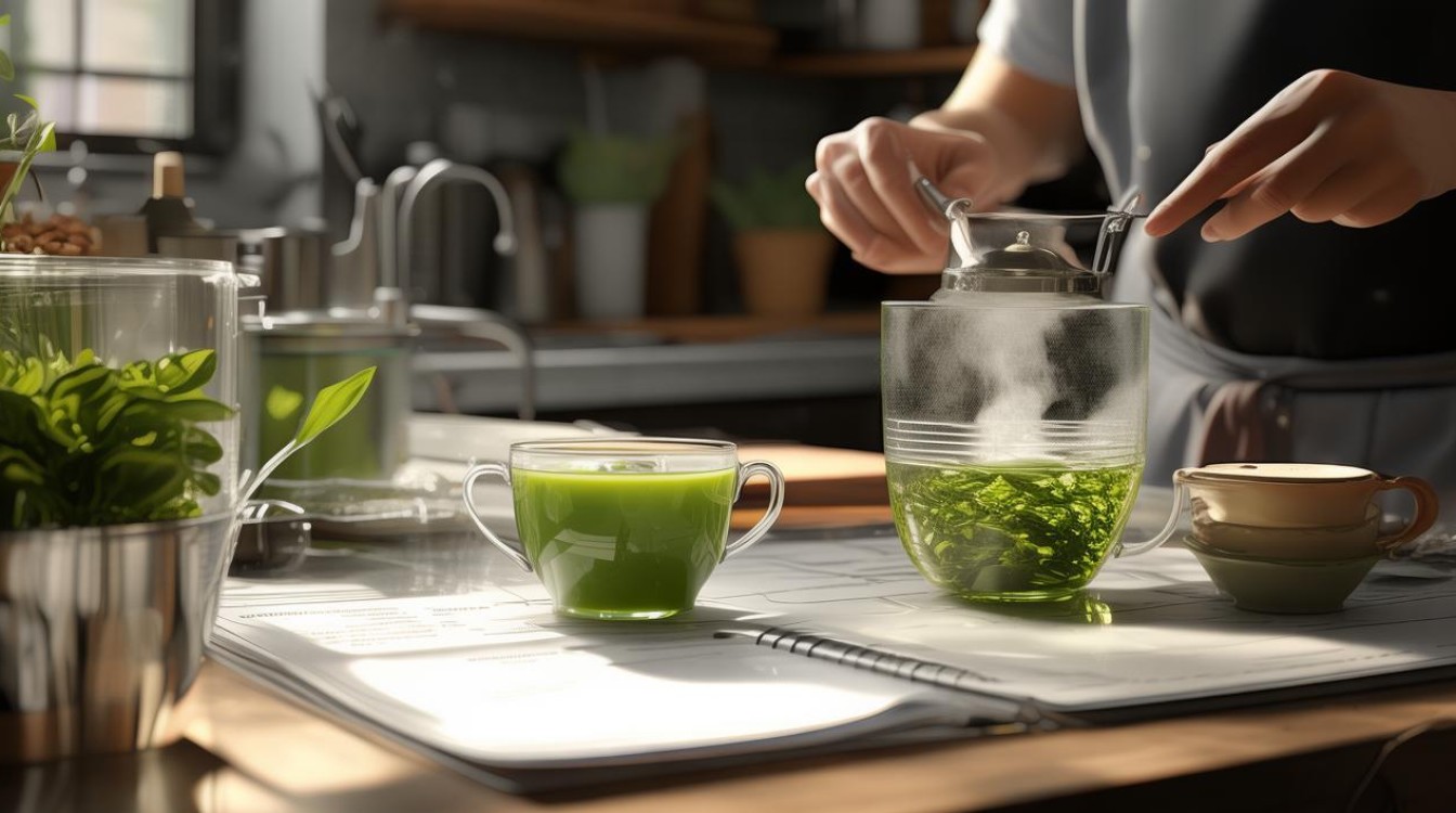 用绿茶怎么做奶茶