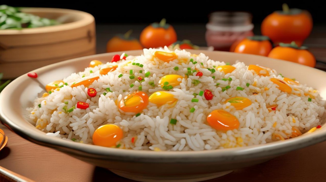 鸡蛋柿子炒饭怎么做