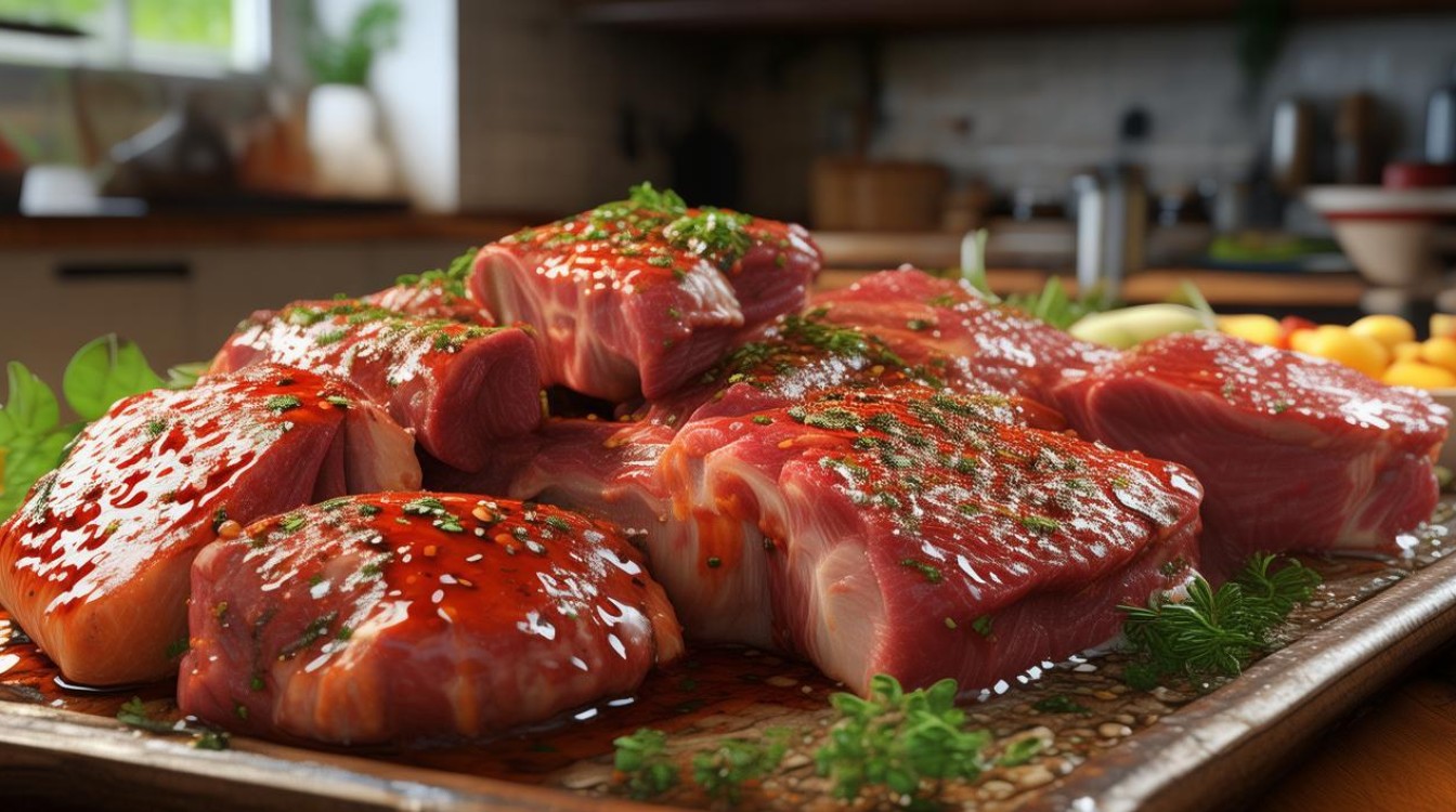 家常烤肉的腌制
