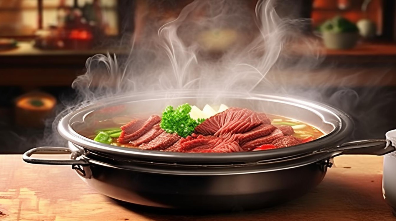 清汤牛肉火锅家常