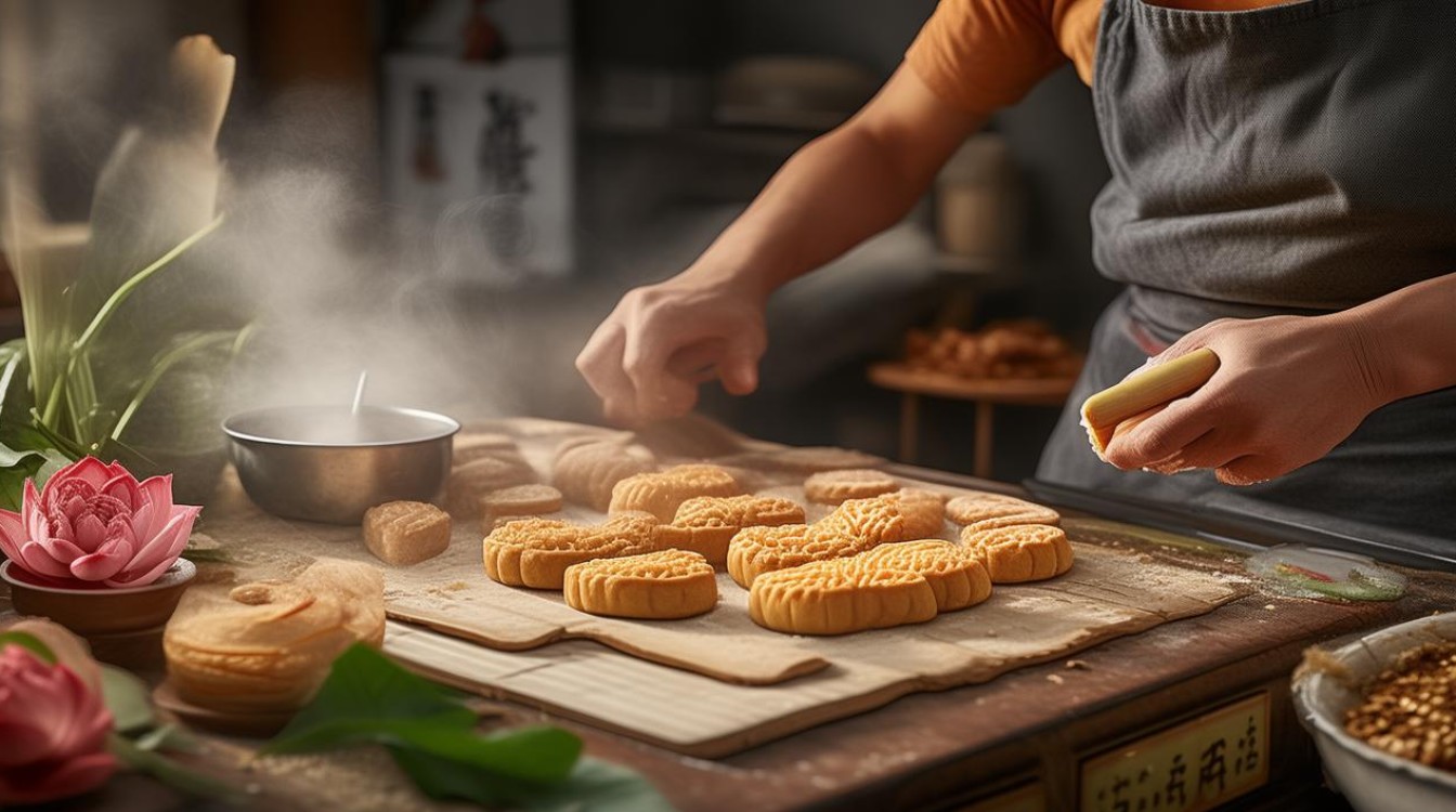 烤箱怎么做鲜肉月饼