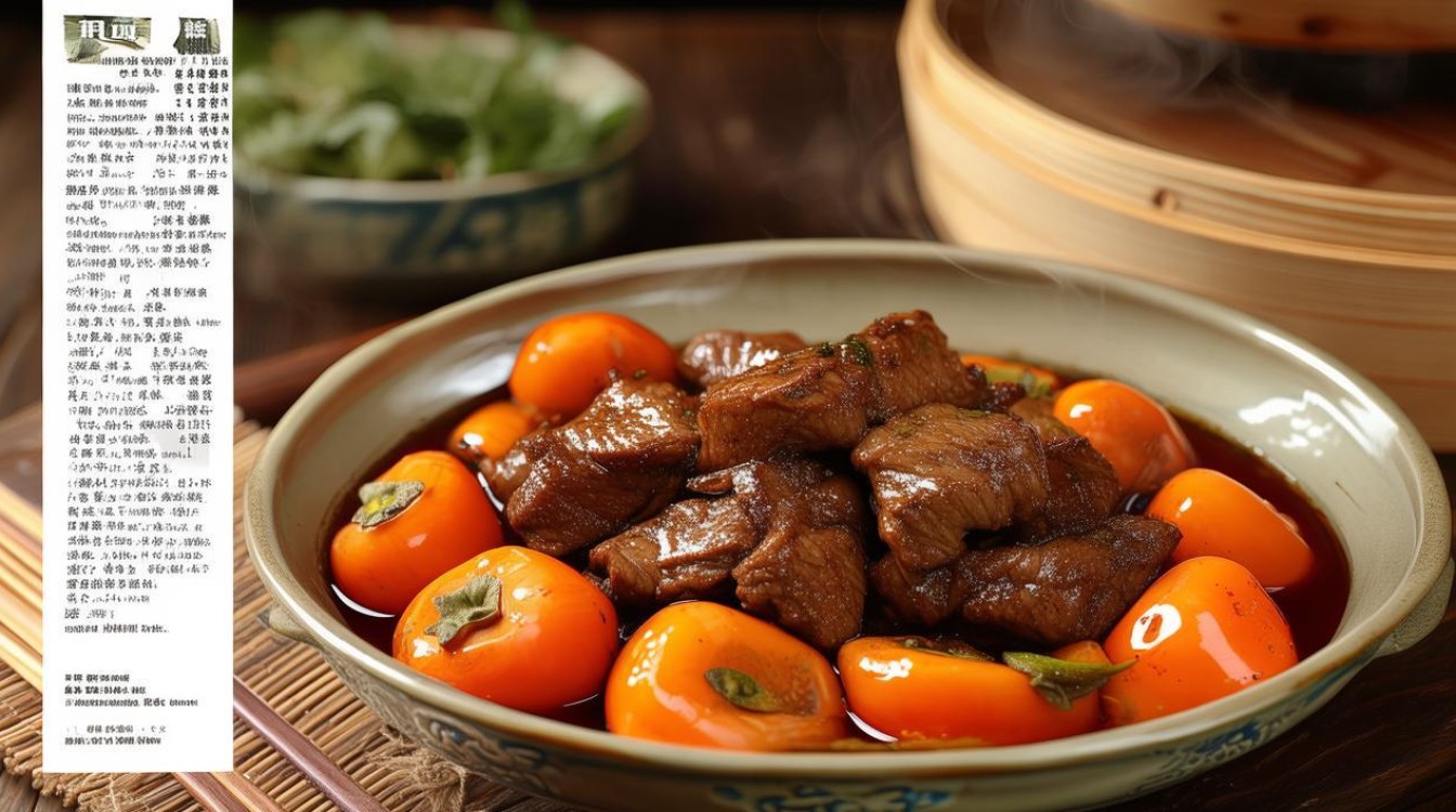 柿子炖牛肉怎么做