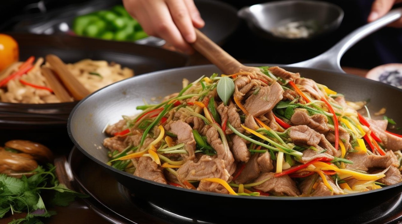 炒肉卷的做法大全家常