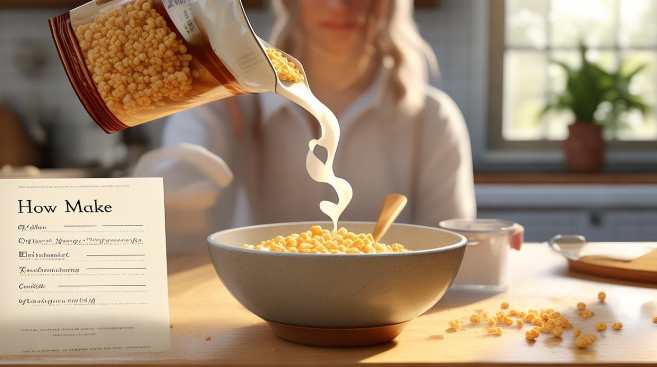 牛奶冲麦片怎么做