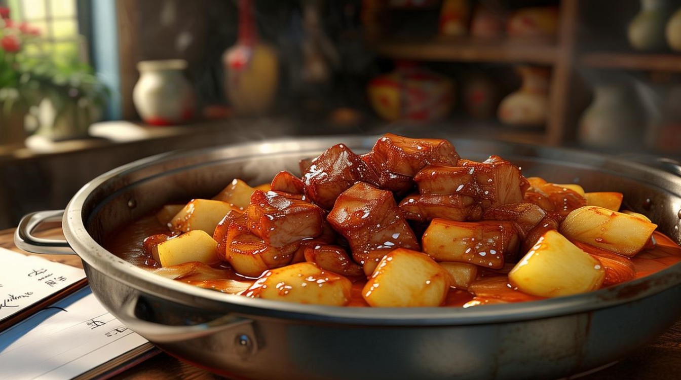 土豆炖五花肉家常做法