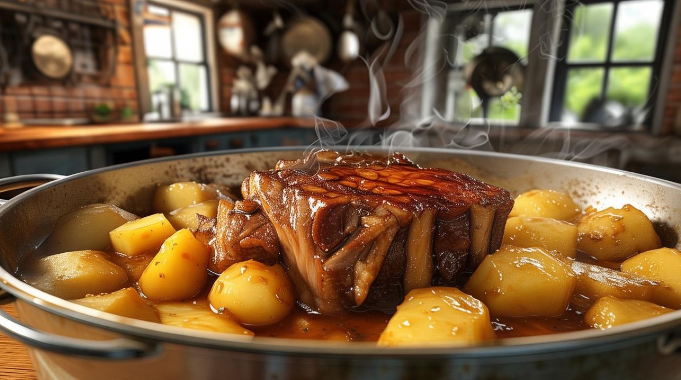 土豆炖五花肉家常做法