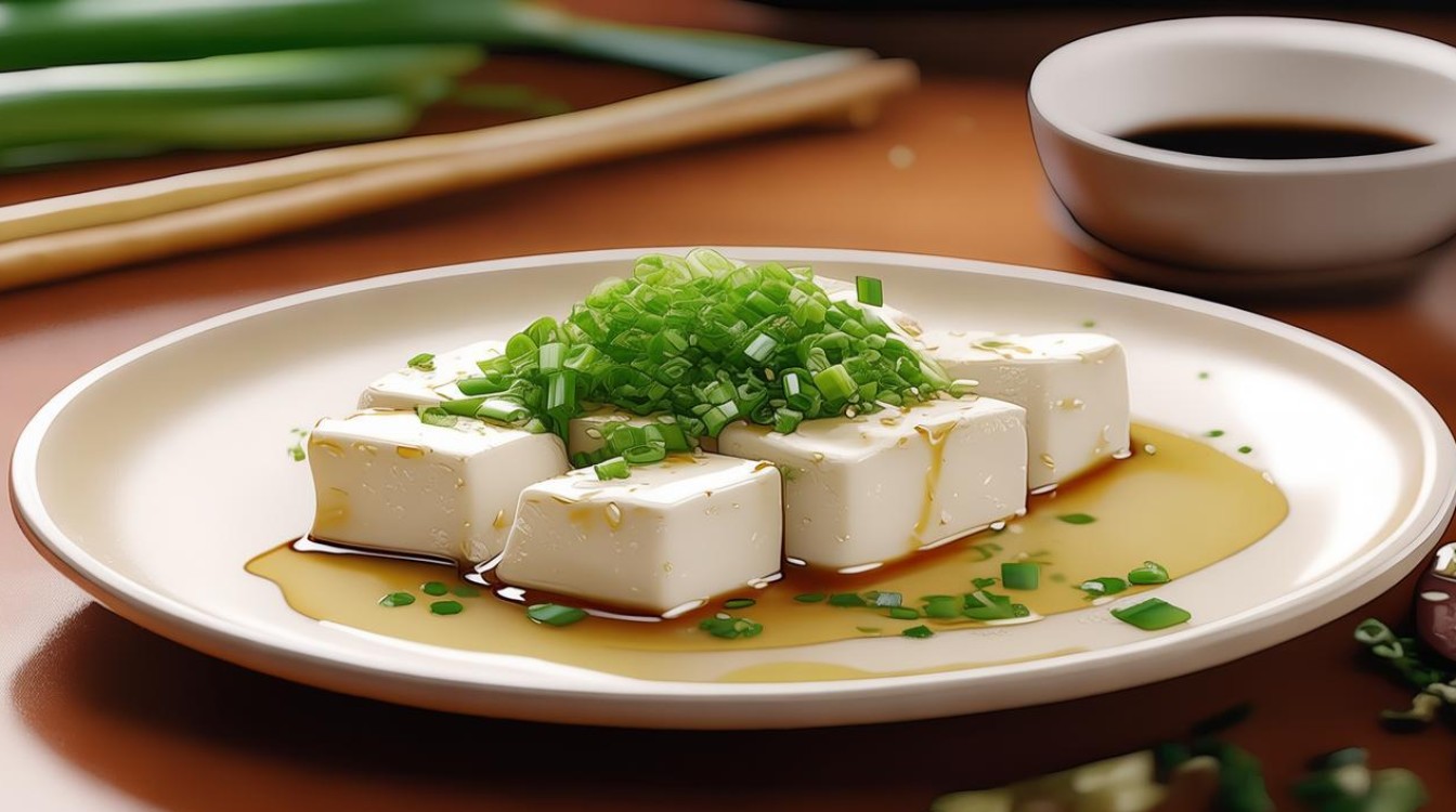 小葱凉拌豆腐怎么做