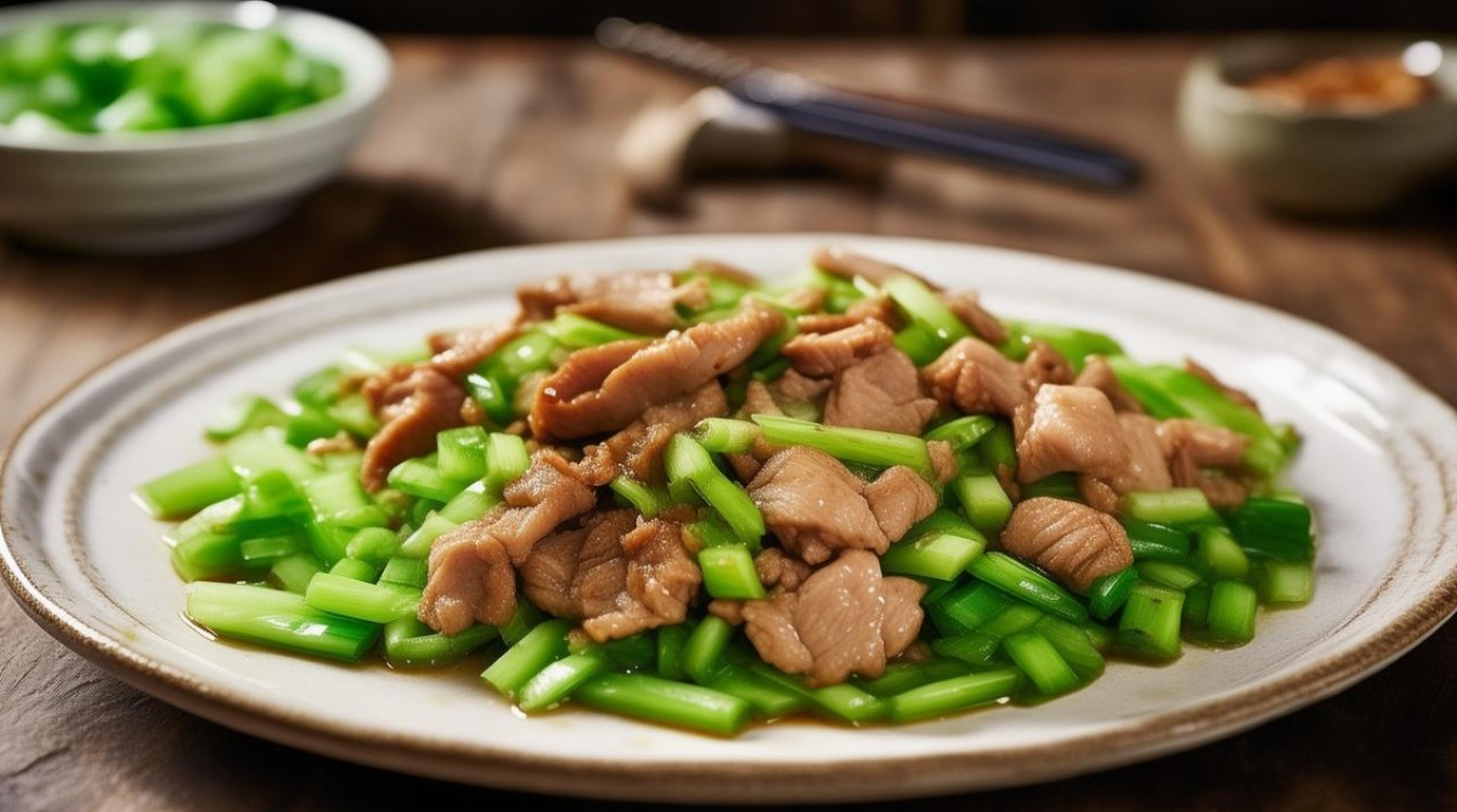 芹菜猪肉的做法大全家常