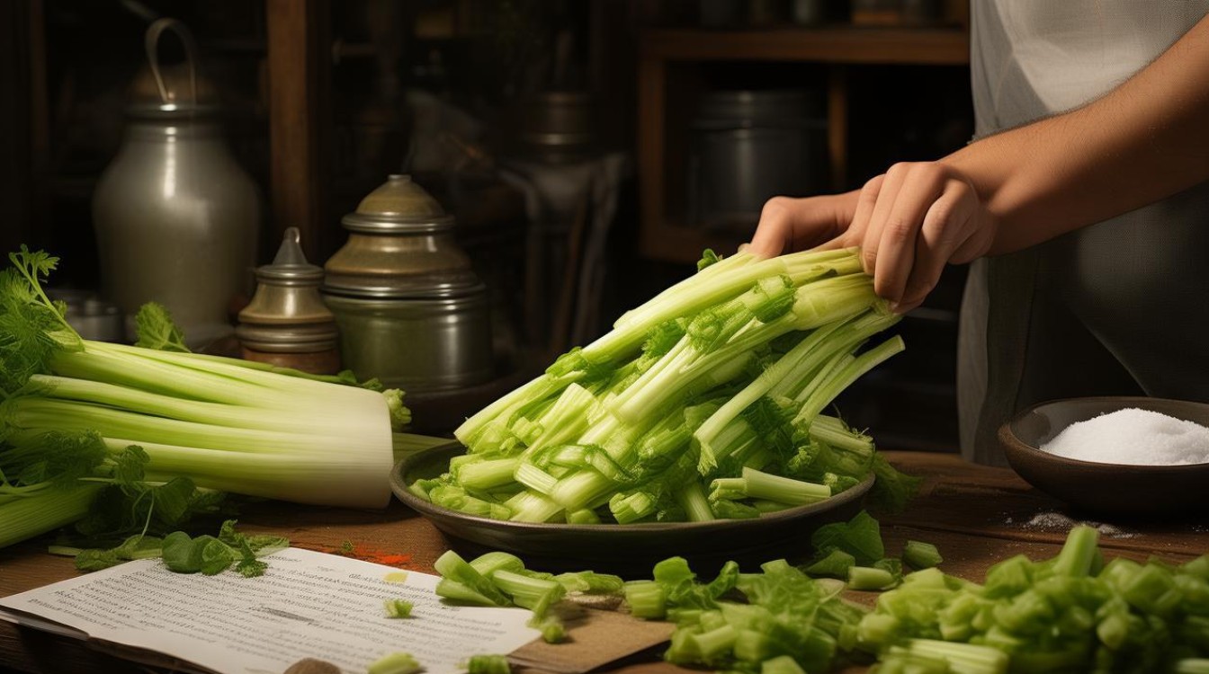 用芹菜怎么做咸菜