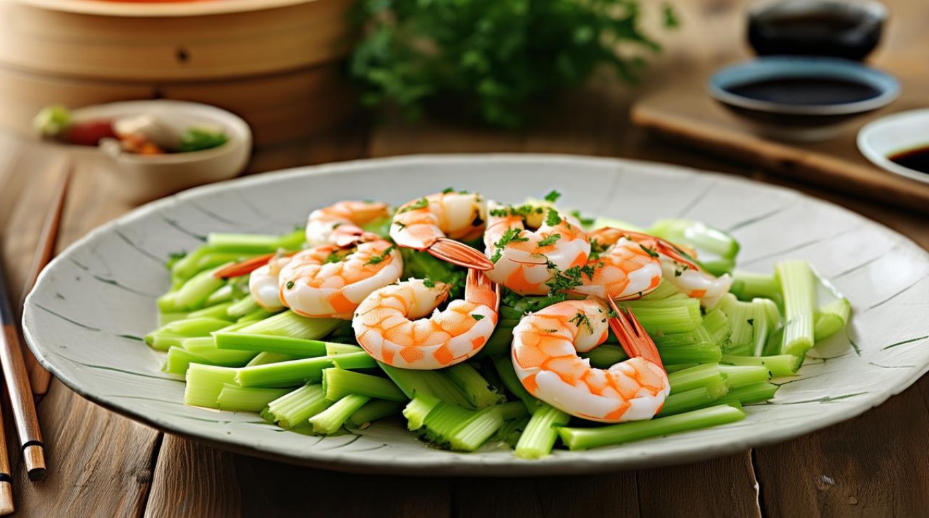 芹菜虾仁做法大全家常