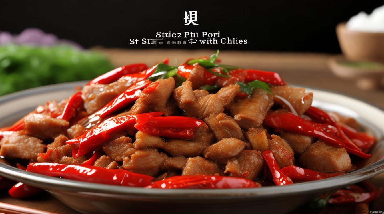 辣椒炒猪肉的家常做法