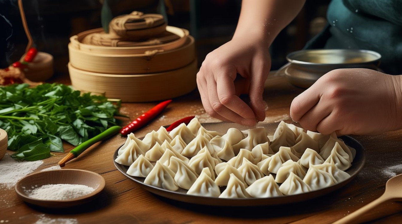 韭菜素饺子怎么做