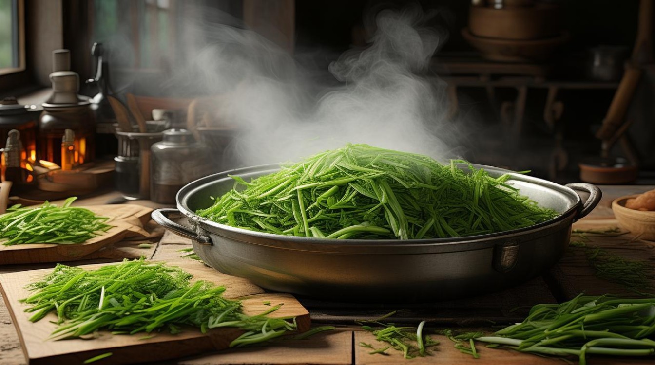 蒸荠菜的家常做法