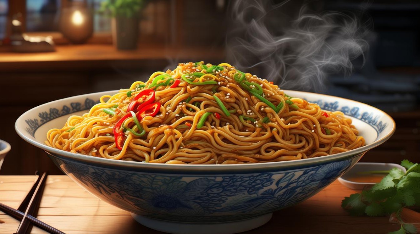 家常热拌面的做法