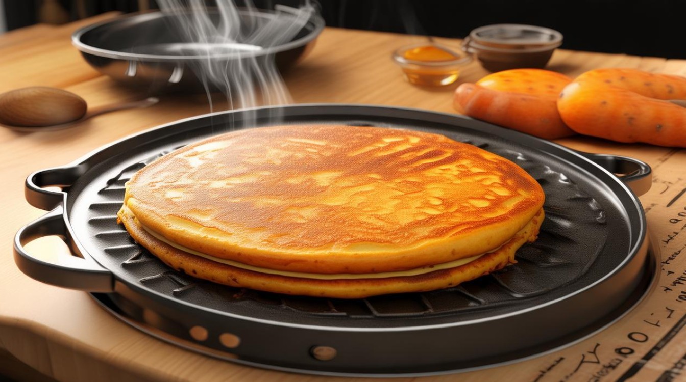 地瓜用电饼铛怎么做