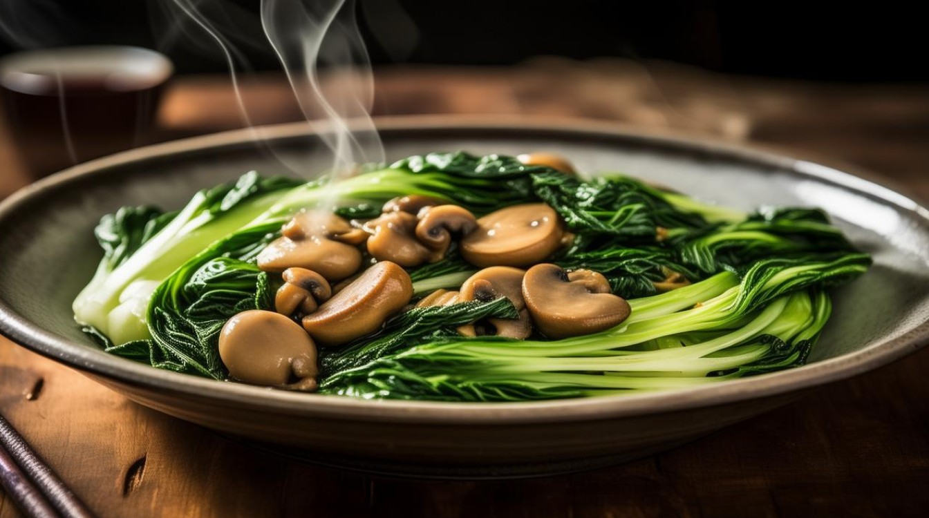 家常香菇油菜怎么做