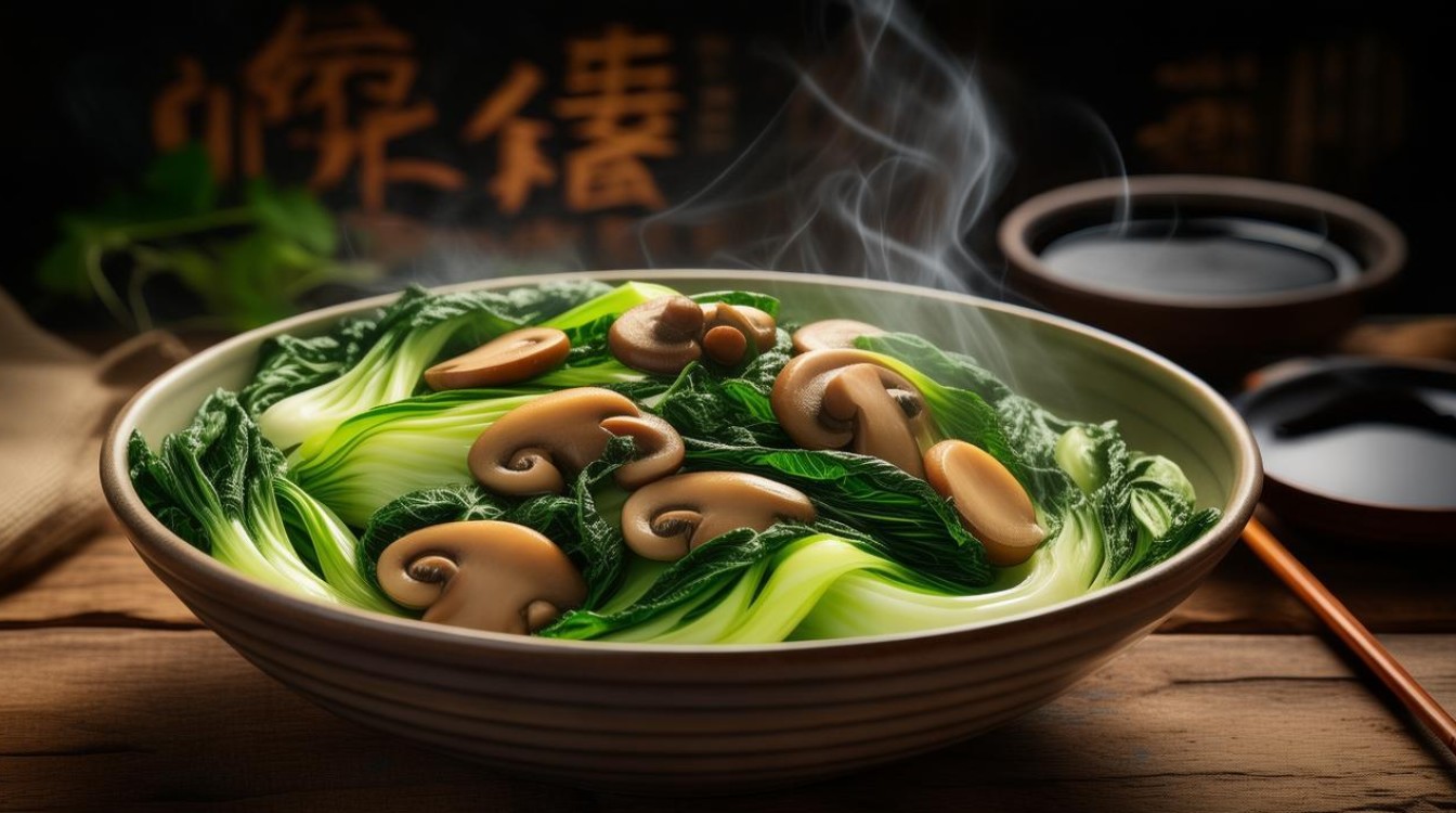 家常香菇油菜怎么做