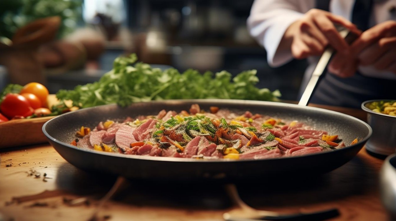 肉片炒杏鲍菇怎么做