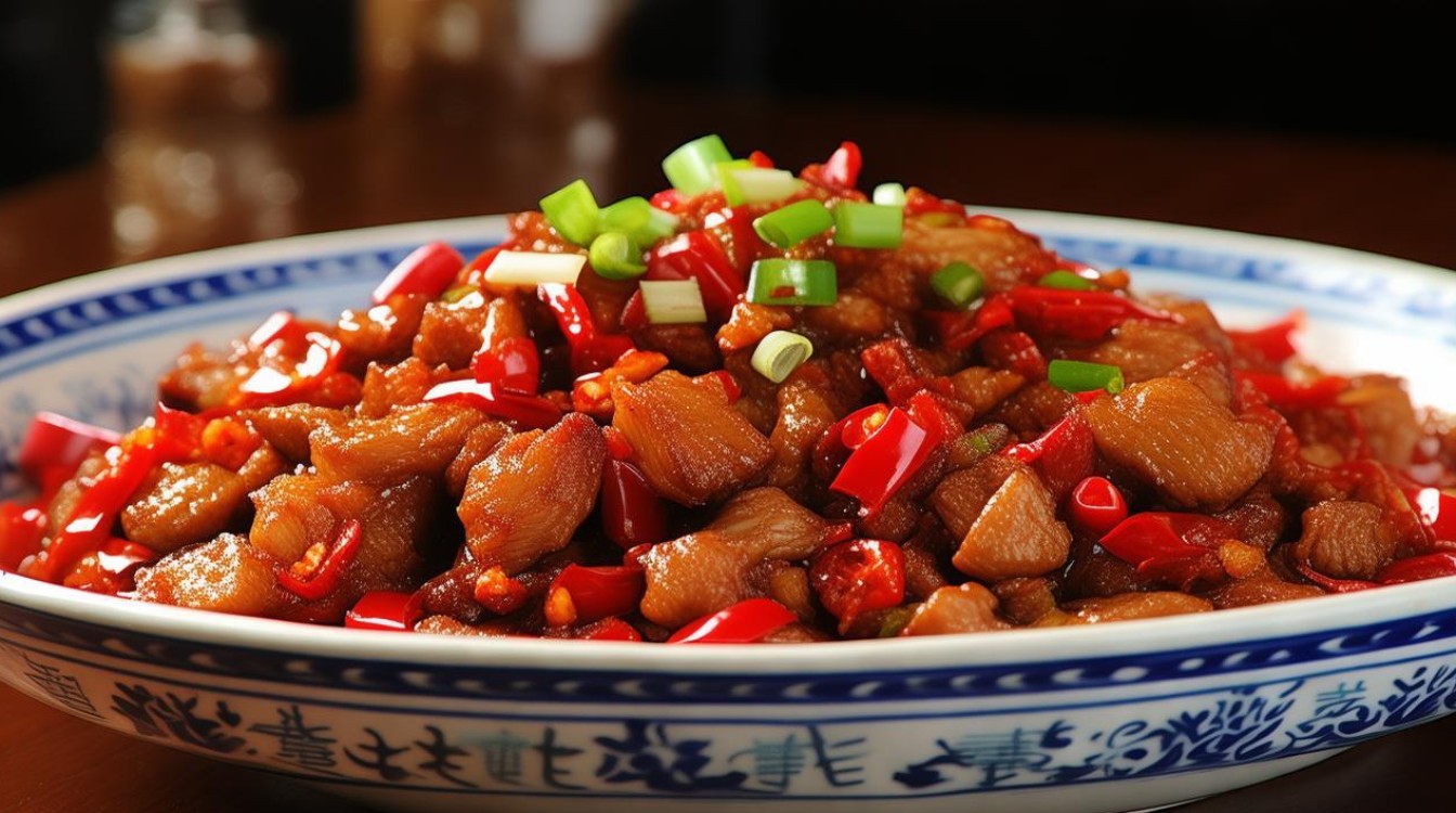 家常辣椒炒肉图片