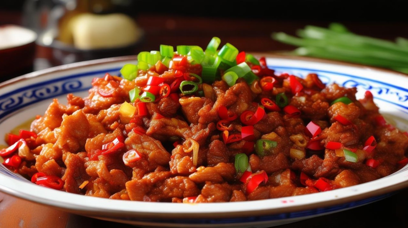 家常辣椒炒肉图片