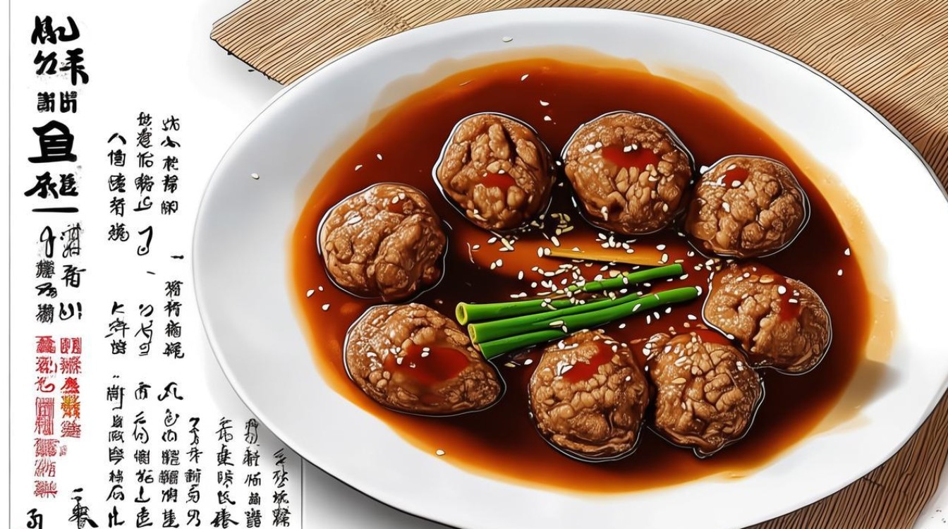 家常红烧狮子头