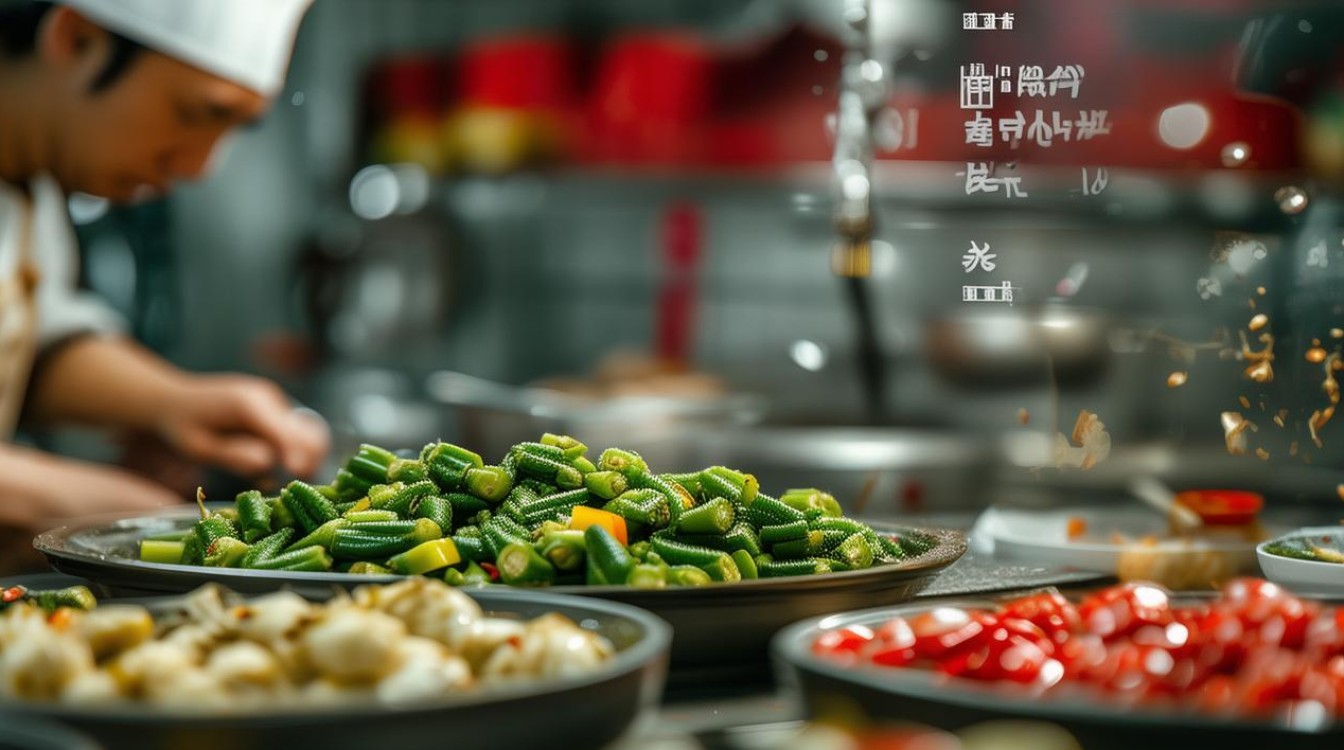 饭店凉拌秋葵怎么做