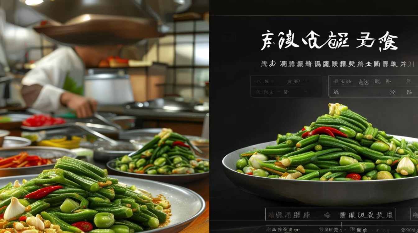 饭店凉拌秋葵怎么做