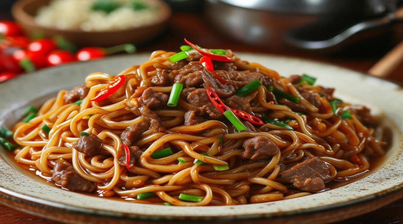 家常羊肉炒粉的做法