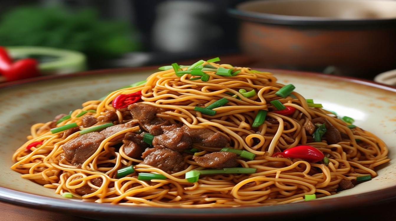 家常羊肉炒粉的做法