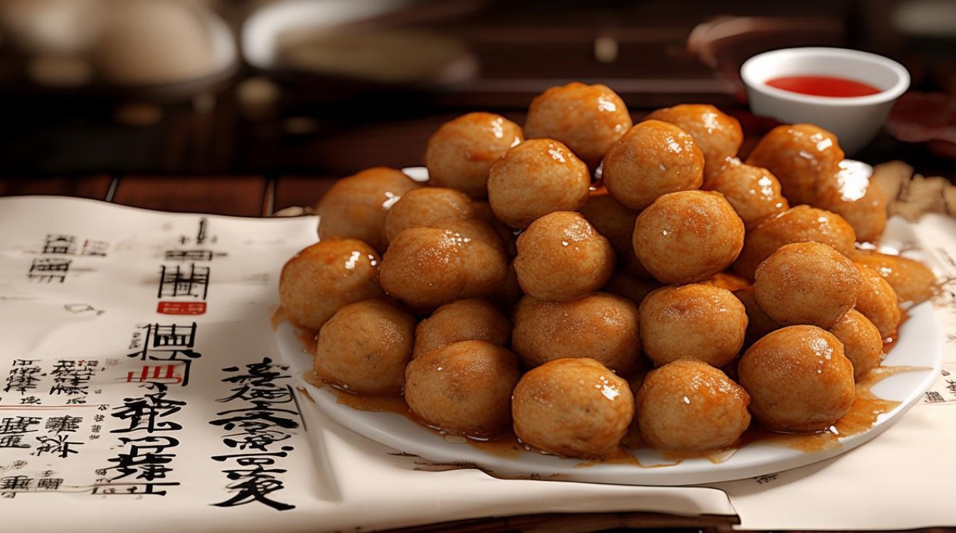 贡菜丸子怎么做