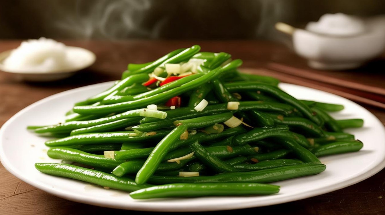 家常炒扁豆丝