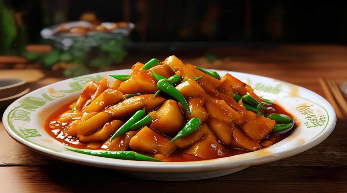 家常尖椒豆皮
