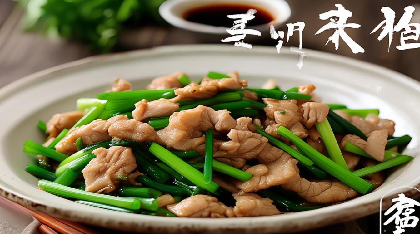 猪肉炒蒜苗怎么做