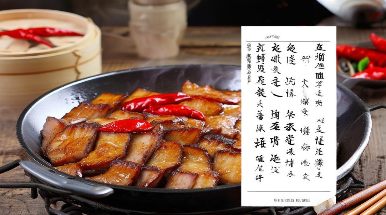 家常五花肉炒辣椒