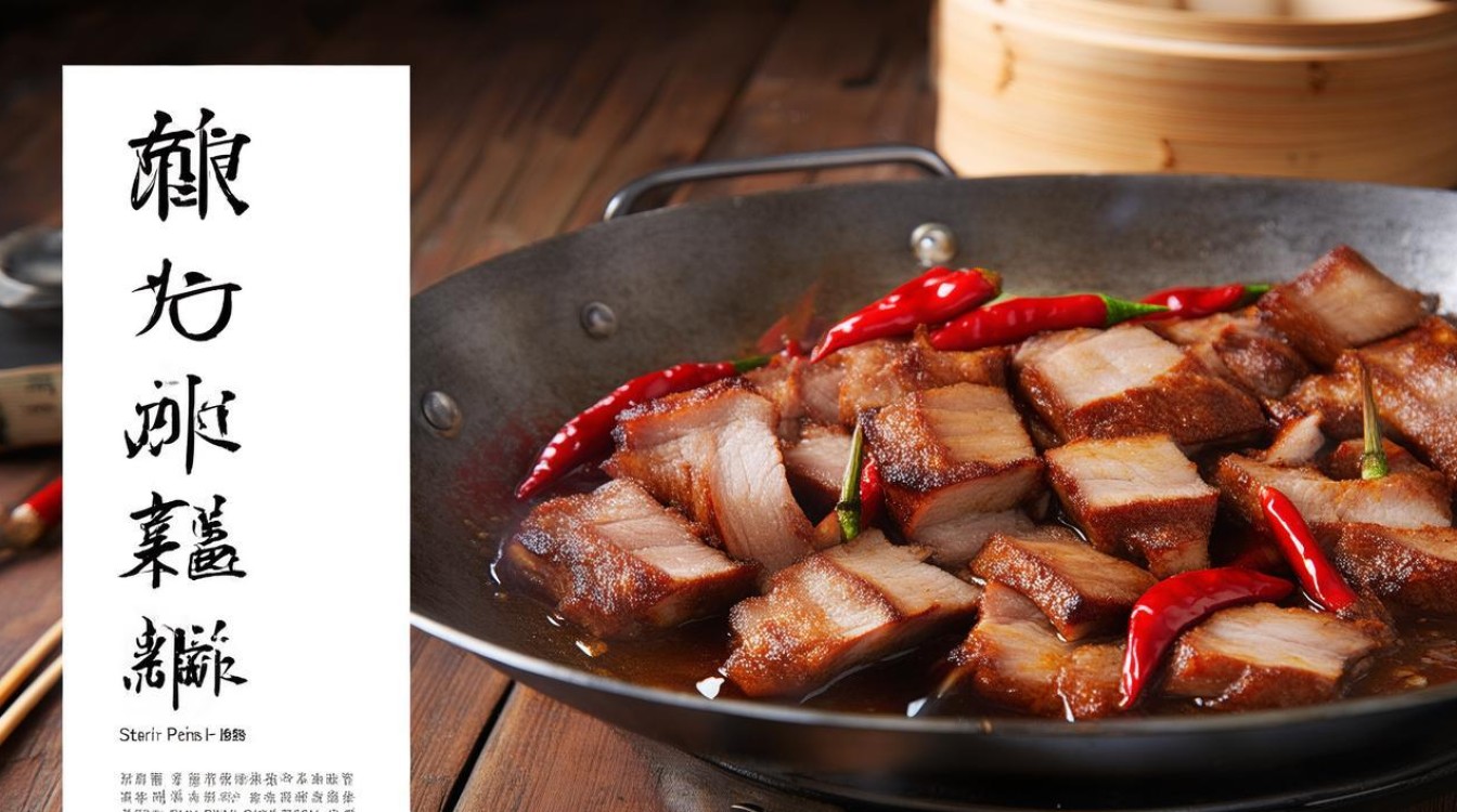 家常五花肉炒辣椒
