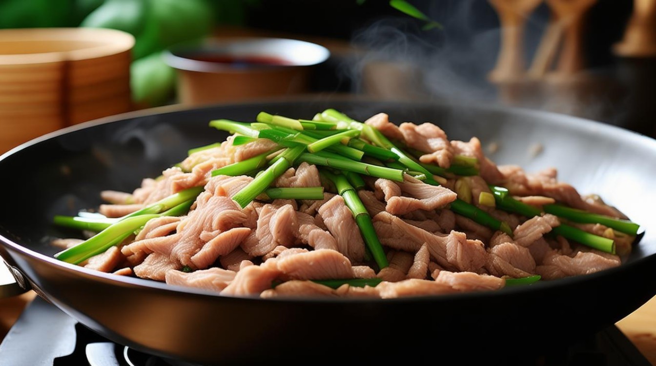 茭白炒肉丝怎么做