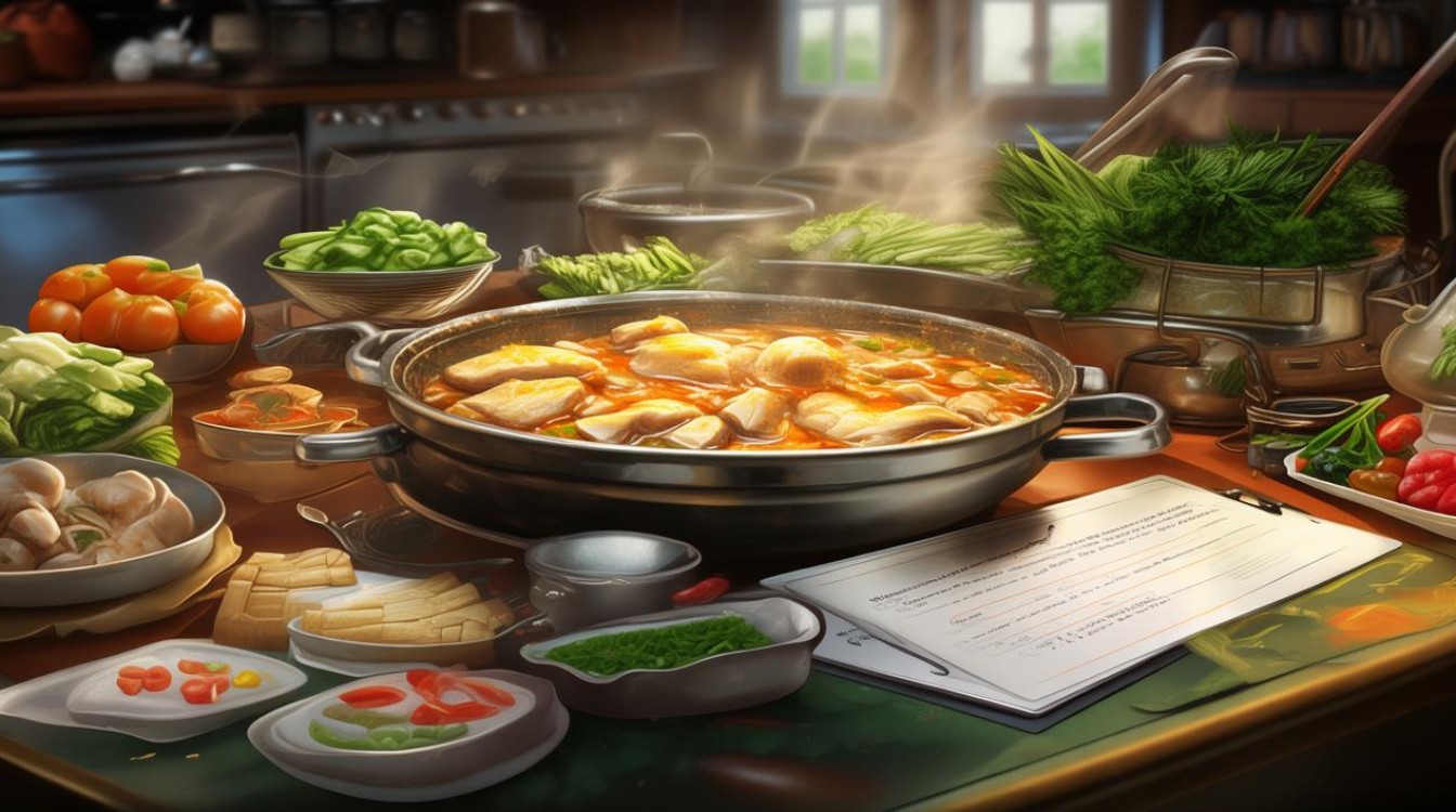 家常菜鸡火锅做法