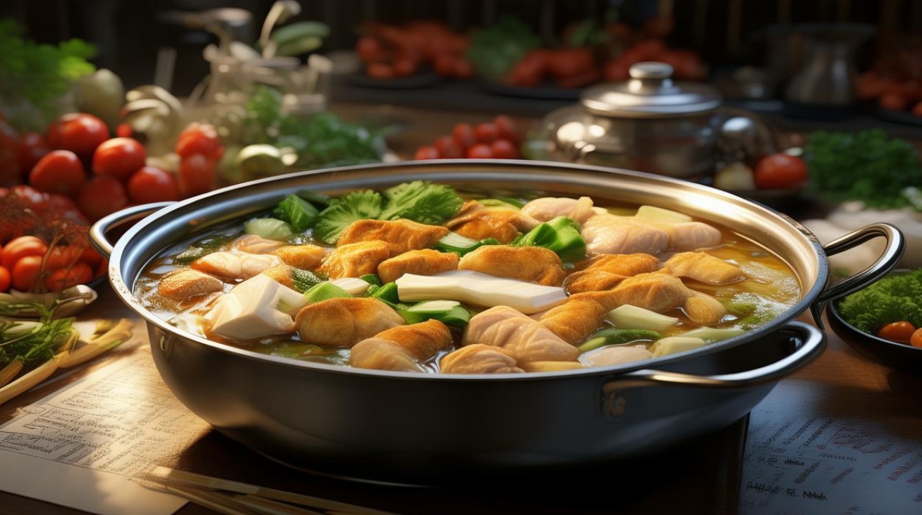 家常菜鸡火锅做法
